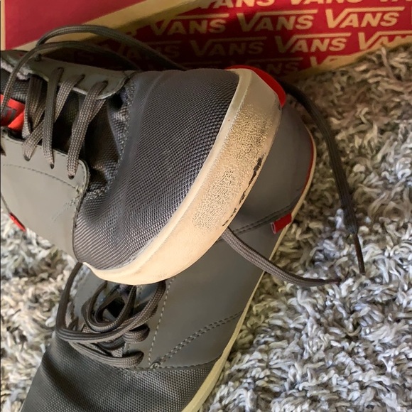 Vans Grey and Red size 8 - Picture 7 of 8